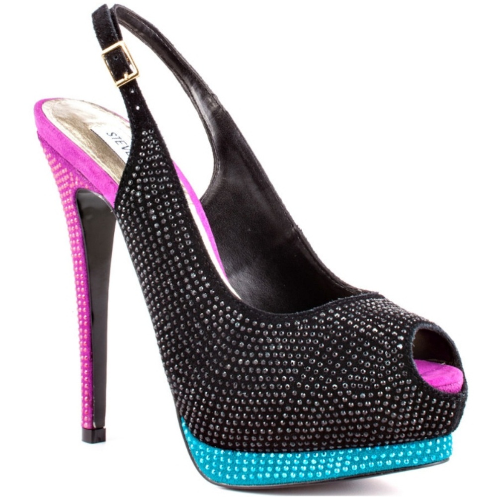 Steve Madden Masqraid Rhinestud Platform Pumps